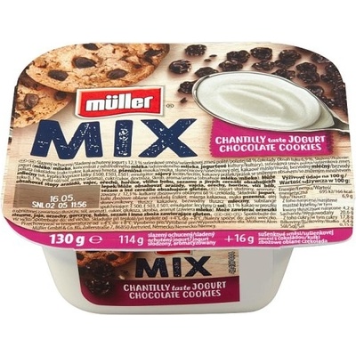 Müller Mix Chantilly Taste Jogurt Chocolate Cookies jogurt 130 g