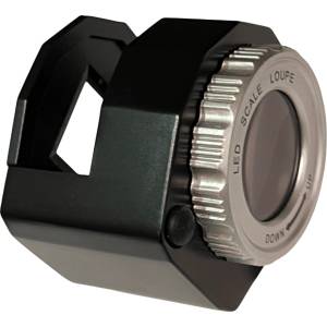  93 30x лупа, лупа с мащаб за часовникар, LED и UV светлина, двойна леща, TH-9006A
