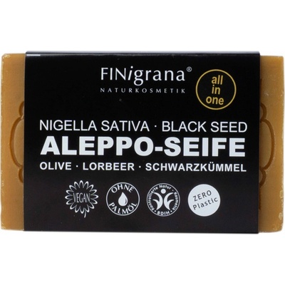FINigrana Bio & Naturkosmetik Mydlo Aleppo s černuškou siatou 100 g