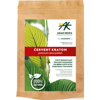 Krupa Kratom Červený Kratom premium Nano prášek 100 g