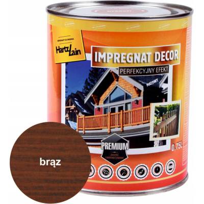Hartzlack Impregnace HartzLack Decor hnědá 0,75 l
