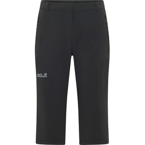 Jack Wolfskin Дамски 3/4 панталони Jack Wolfskin Women's Hikeout 3/4 Pants Shorts - Black - размер 38 (EU) (112-4079-0113)