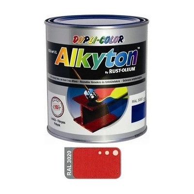 Rust Oleum Alkyton antikorózna farba na hrdzu 2v1 RAL 3020 červená dopravná 750ml