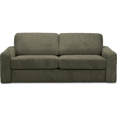 makamii Сгъваем диван от рипсено кадифе в цвят каки 195 cm Nona - Makamii (NONA_3SF_27_P1_C4)