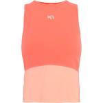 Kari Traa Дамски спортен сутиен Kari Traa Women's Linnea Top - Peach Bloom - размер XL (916-4117-0515)