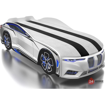 Image 1 of Romack Möbel, Русия Детско легло Romack Boxter М бяло + повдигащ се матрак с ракла + двуцветна дамаска