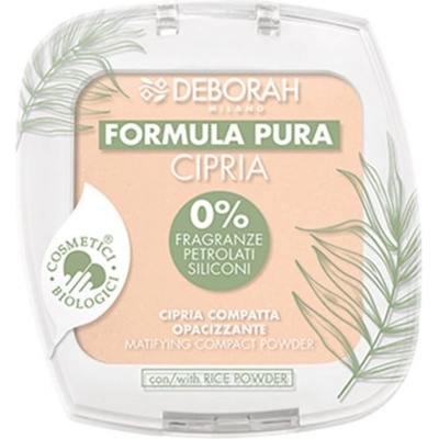 Deborah Milano Formula Pura matující pudr 02 Beige 9 g