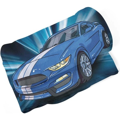 Sablio Deka Mustang Modré pozadí 190x140