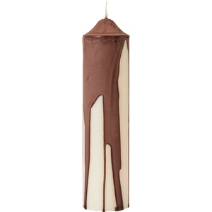 ferm LIVING Dryp Pillar свещ, 20 см, кафява (1104271893)