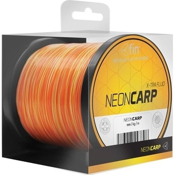 FIN NEON CARP yellow orange 1200m 0,26mm 10,8lb