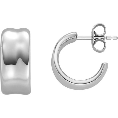 Skagen Oceľové náušnice kruhy Anja Pebble SKJ1849040