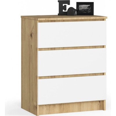 Ak furniture Kuba 60 cm 3 šuplíky – Zboží Mobilmania