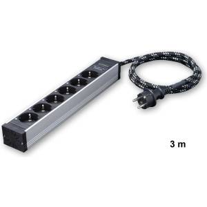 in-akustik High-end разклонител Inakustik Referenze AC-1502-P6, 6 контакта, 3м (716203)