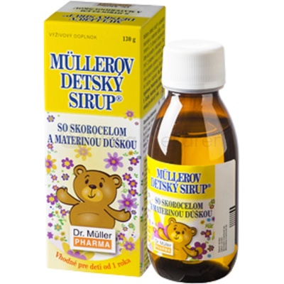 Dr. Müller Müllerov detský sirup so skorocelom a materinou dúškou 245 ml