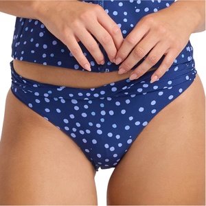 Seafolly Дамско бикини долнище Seafolly Women's Dolce Dot Twist Band Mini Hipster Bikini bottom - Classic Navy - размер 42 (EU) (150-6764-0115)