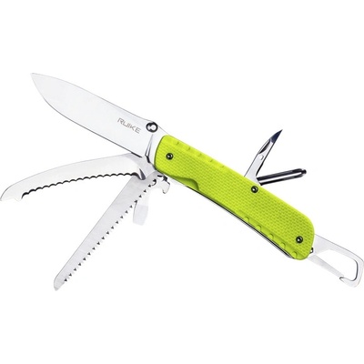 RUIKE Швейцарски джобен нож Ruike LD43 - 15 функции, зелен (d-18-50-834)