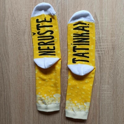 Veselé ponožky Nerušte tatínka