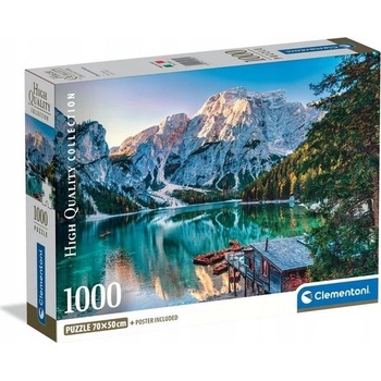 Clementoni 1000 pcs. CB HQC Emerald Lake Braies (8005125399345)