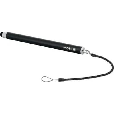 Mobilis Stylus Sada 10 kusů univerzálních dotykových per s spirálovou šňůrou černá 001054