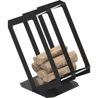 PARKANEX Stojan krbový na drevo P3 čierny