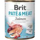 Konzervy pro psy Brit Paté & Meat Dog Salmon 6 x 400 g