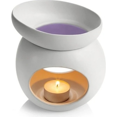 Fancy Home Stones Aroma lampa pro vonný vosk bílá – Sleviste.cz