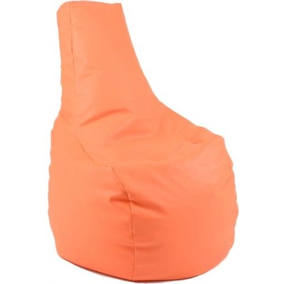 PUFRELAX Пуф, стол, 210л. , Sunlounger - Orange, еко кожа, Пълнеж от полистиролни перли, 8119 (PUF-G-S-ML-OR)