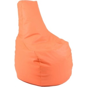 PUFRELAX Пуф, стол, 210л. , Sunlounger - Orange, еко кожа, Пълнеж от полистиролни перли, 8119 (PUF-G-S-ML-OR) - topmall