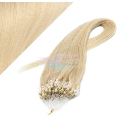 40 cm REMY vlasy k prodloužení micro ring - 0,5g beach blond #613