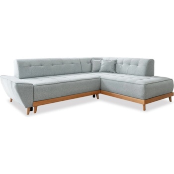 Miuform Светлосив ъглов разтегателен диван десен ъгъл Dazzling Daisy - Miuform (Dazzling Daisy 2QBKL-HAEECR LA90)