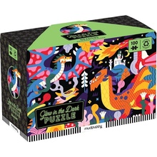 Mudpuppy Draci svieti v tme 100 dielov