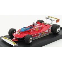 Brumm Ferrari F1 312t4 N 11 World Champion Winner Monza Italy Gp 1979 Jody Scheckter Red 1:43