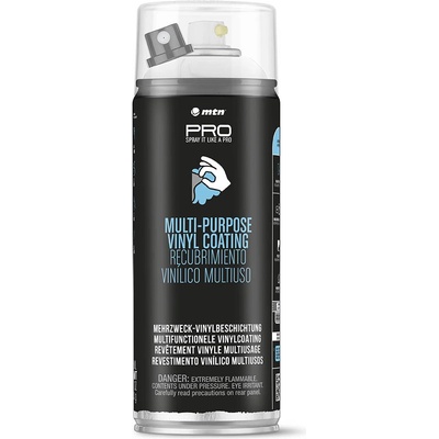 MTN Vinyl coating spray 400 ml stříbrná