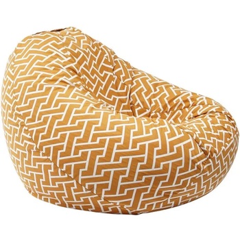 Image 1 of Pufrelax Пуф круша 520л. , Nirvana Gigant, Zippity Orange, Перящ се калъф, Пълнеж от Полистиролни перли, Гама Premium