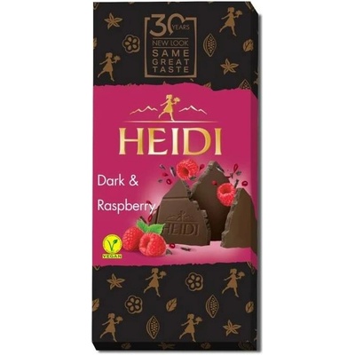 Heidi Dark Raspberry hořká s malinami 80 g