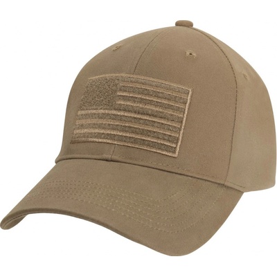 Čepice Rothco Baseball US Velcro vlajka coyote – Zboží Dáma