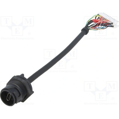 Bulgin PXP4043/C USB Buccaneer USB C zásuvka zásuvka 24pin 0,125m