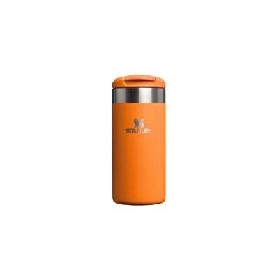 STANLEY 1913 Aerolight Transit Thermo Mug 0.35L - Keeps Hot for 4 Hours - Dishwasher Safe - Coffee Mug To Go Leak-Proof - Compatible with Common Car Drink Holders - Goldenrod Coral - 100000111740