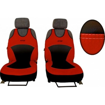 Autopoťah Pok-ter Autotričká Active Sport Alcantara A tehlovo červené Alcantara-koža