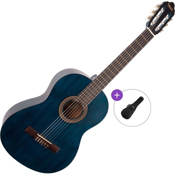 Valencia VC204 Basic SET 4/4 Transparent Blue Класическа китара