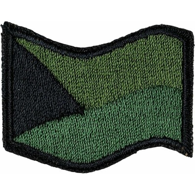 NAVYS Nášivka ČR vlajka vlajúca OLIV (44mm)