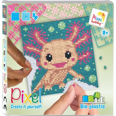Pixelhobby Мозайка с пиксели Classic, Pixelhobby, 48x48 пиксела - Аксолотъл (44035)