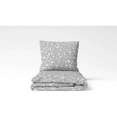 Textilomanie bavlna obliečky GREY ORIENT sivé 70x90 140x200