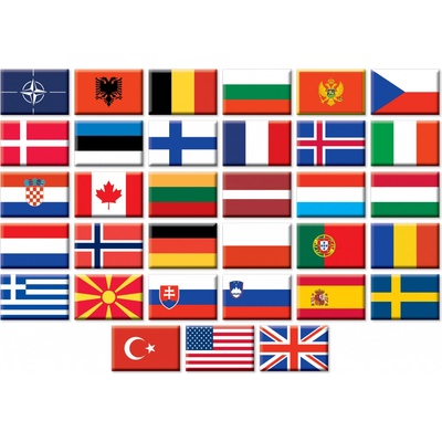 Sada vlajek států NATO Alerion
