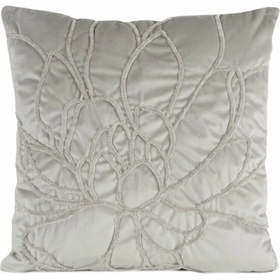 Takoy SANDI zo zamatu zdobená našitým vzorom-HF-462102 45 x 45 cm
