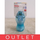 Nuby hrnček netečúci s mäkkým sklápacím slamkou a regulovateľným prietokom 360ml zelený