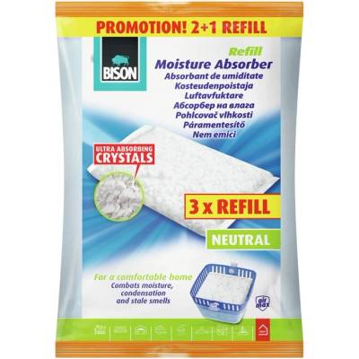Bison International B. V Bison International B. V. Пълнители за абсорбатори на влага AIR MAX 3 x 450 г торбичка