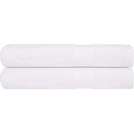 vidaXL Кърпи за сауна FROGN 2 бр. Бели 80x200 см 360 г/м2 (136661)