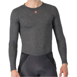 Castelli Мъжко горнище Castelli Medio Base Layer L/S Cycling undershirt - Melange Grey (014-2454-0114)