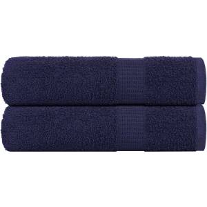 vidaXL Кърпи за ръце FROGN 2 бр. тъмносини 50x100 см 360 г/м2 (136782)